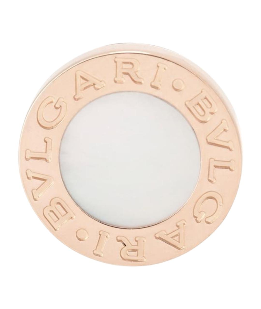 BVLGARI Золотые серьги из розового золота, фото 1