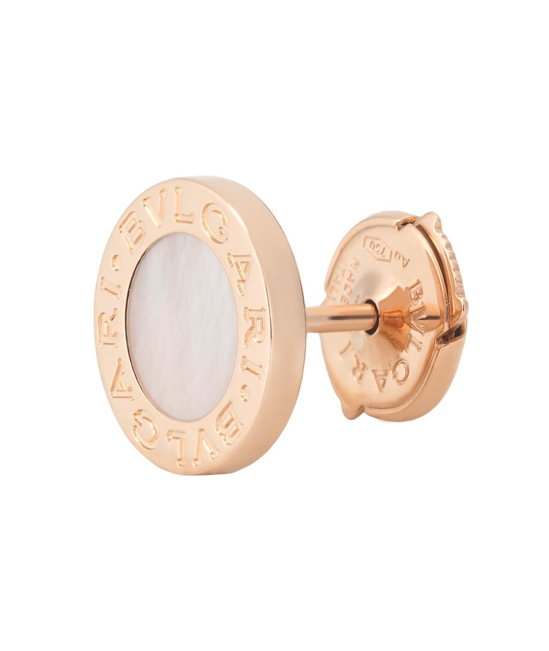 BVLGARI Золотые серьги из розового золота, фото 2