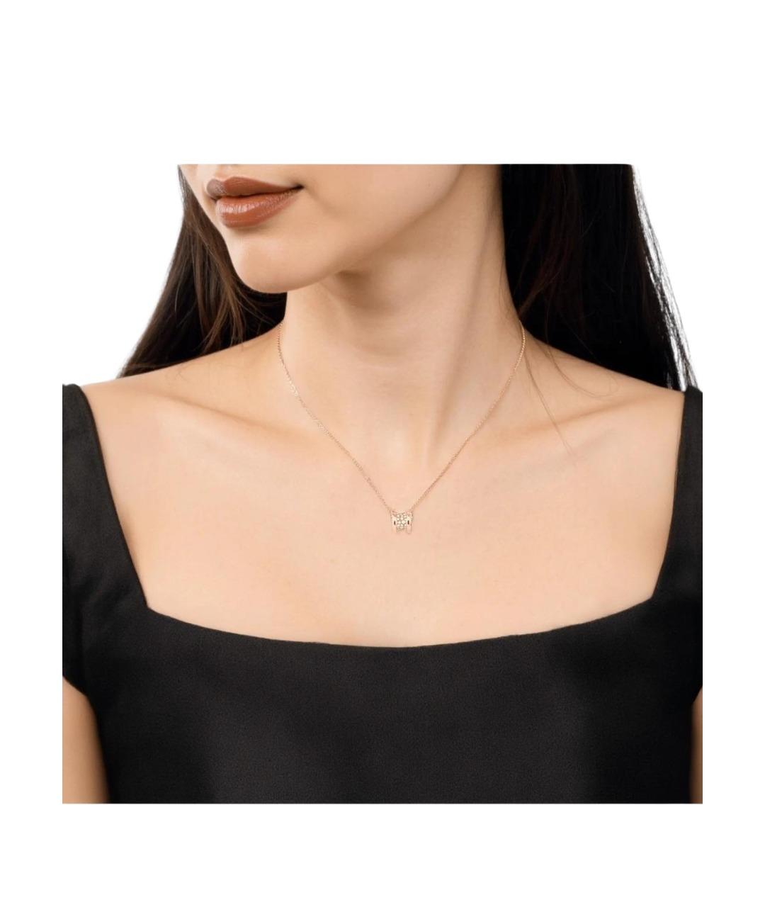BVLGARI Золотое колье из розового золота, фото 2