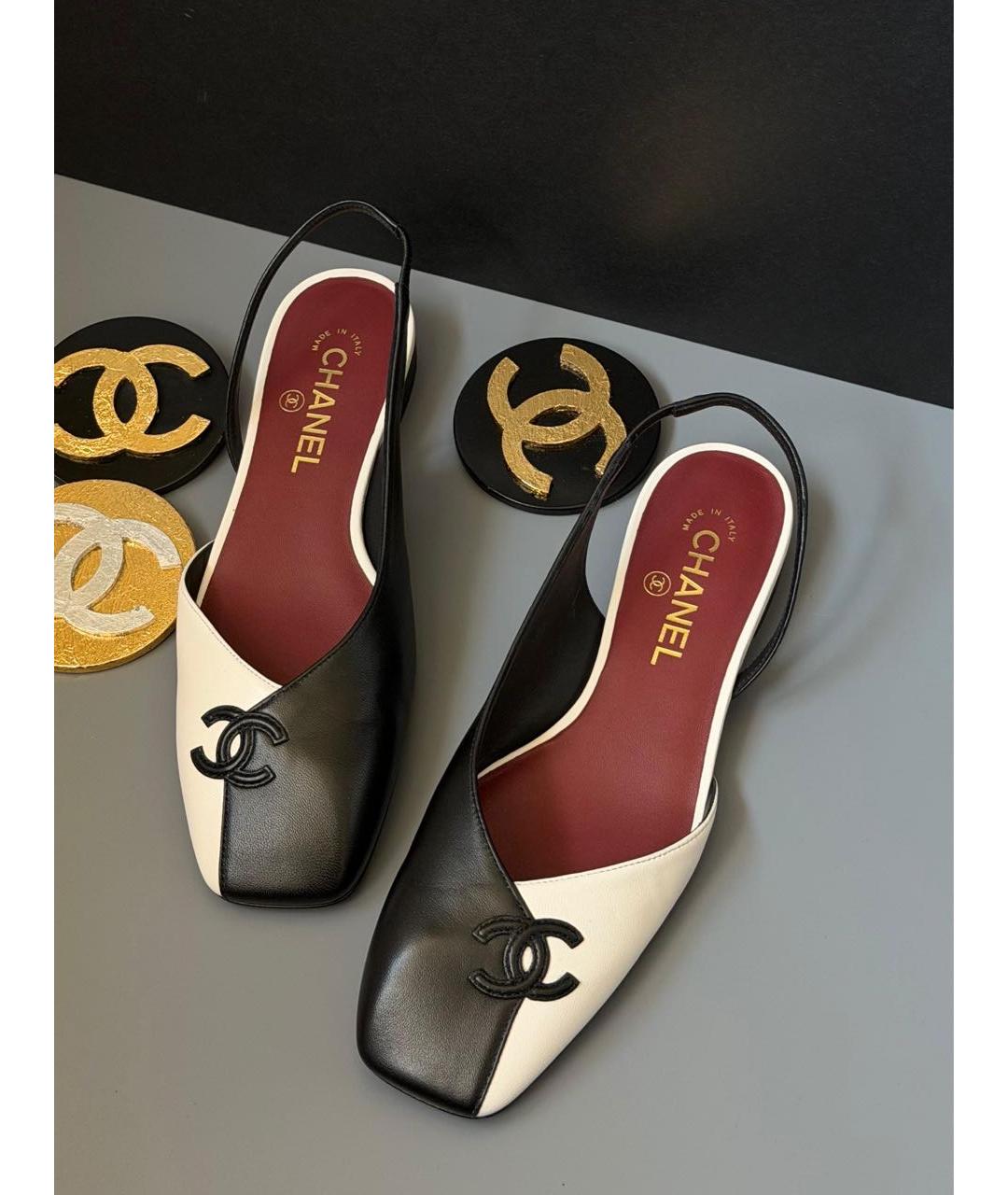 CHANEL Мульти кожаные туфли, фото 2