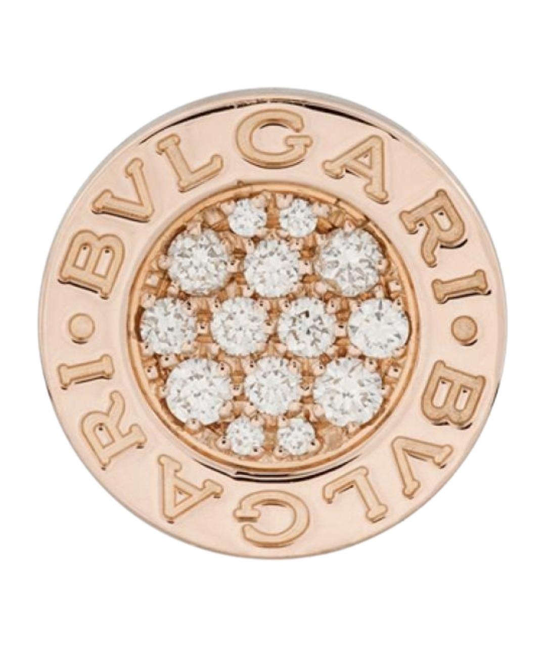 BVLGARI Золотые серьги из розового золота, фото 1