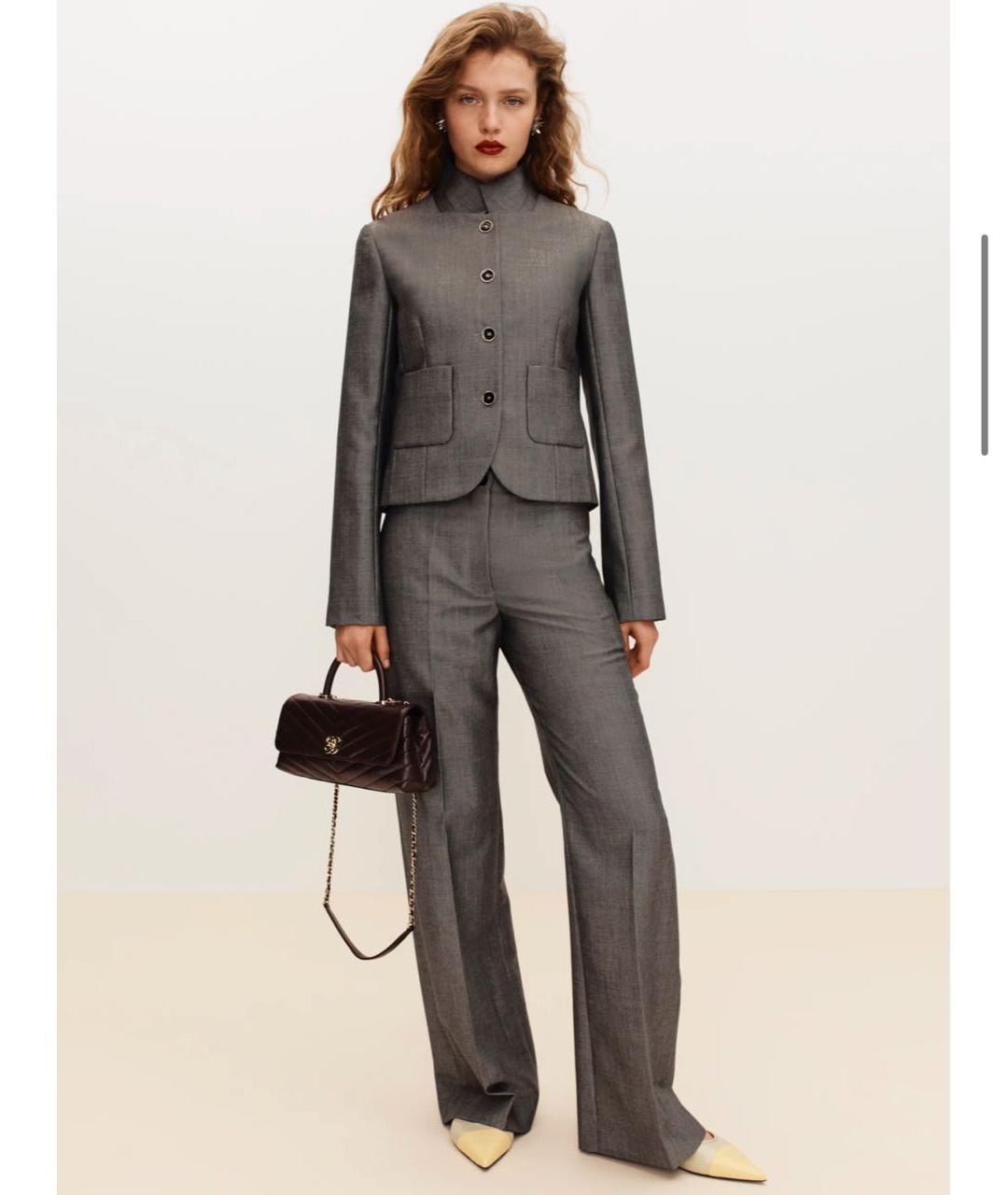 CHANEL Коричневая кожаная сумка через плечо, фото 6