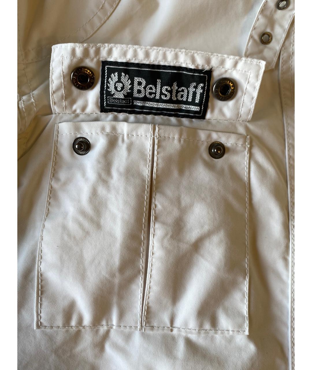 BELSTAFF Белая вискозная куртка, фото 5