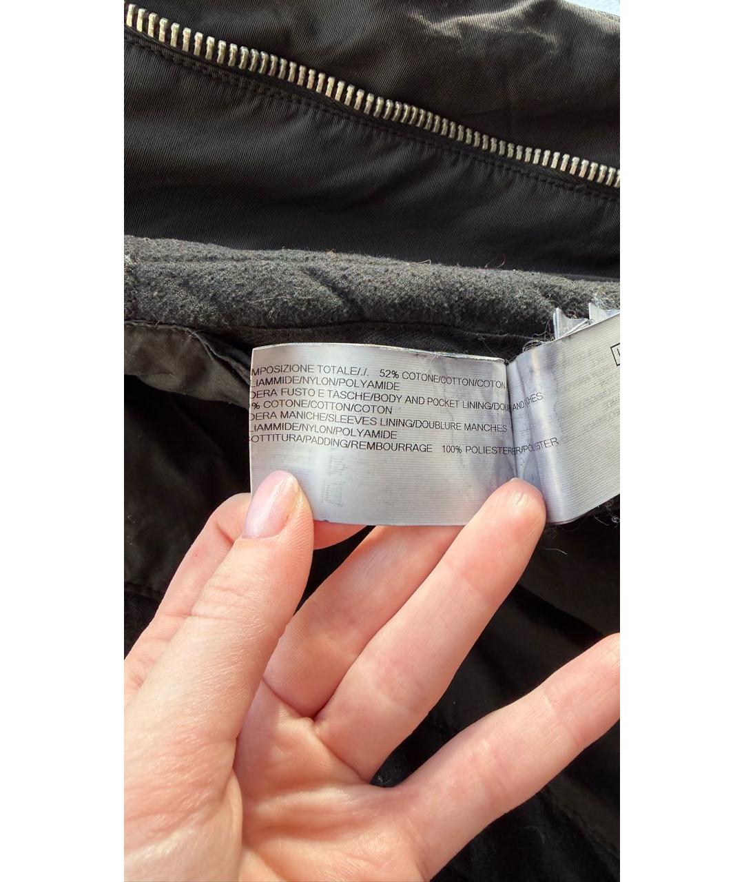 RICK OWENS DRKSHDW Черная хлопковая парка, фото 6