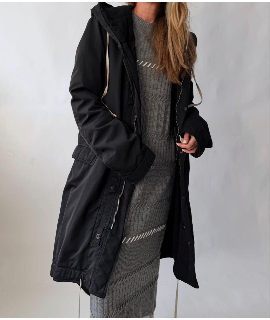 RICK OWENS DRKSHDW Черная хлопковая парка, фото 7