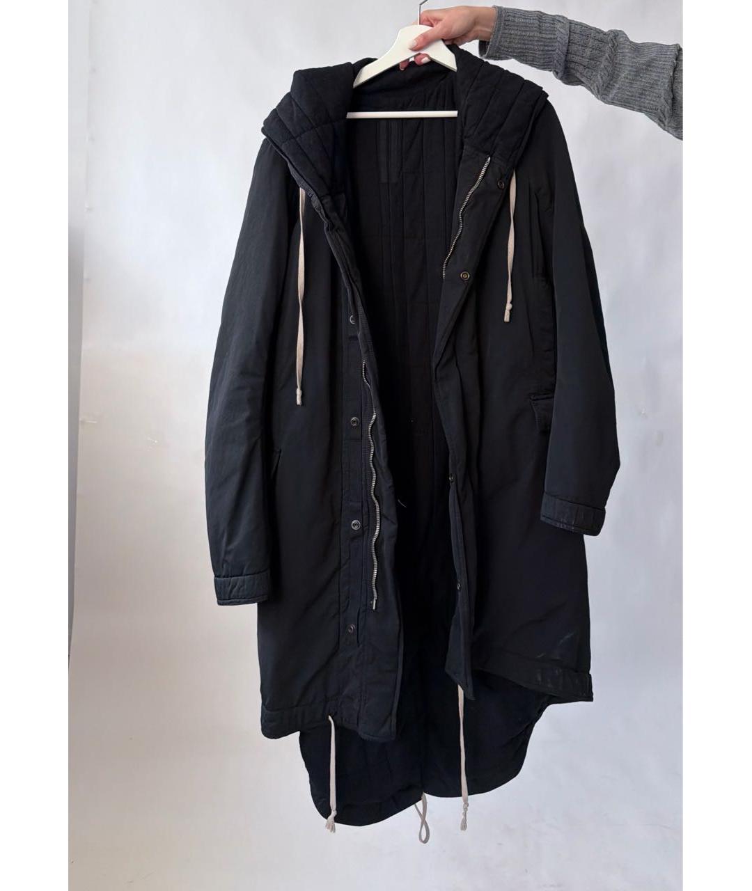 RICK OWENS DRKSHDW Черная хлопковая парка, фото 9