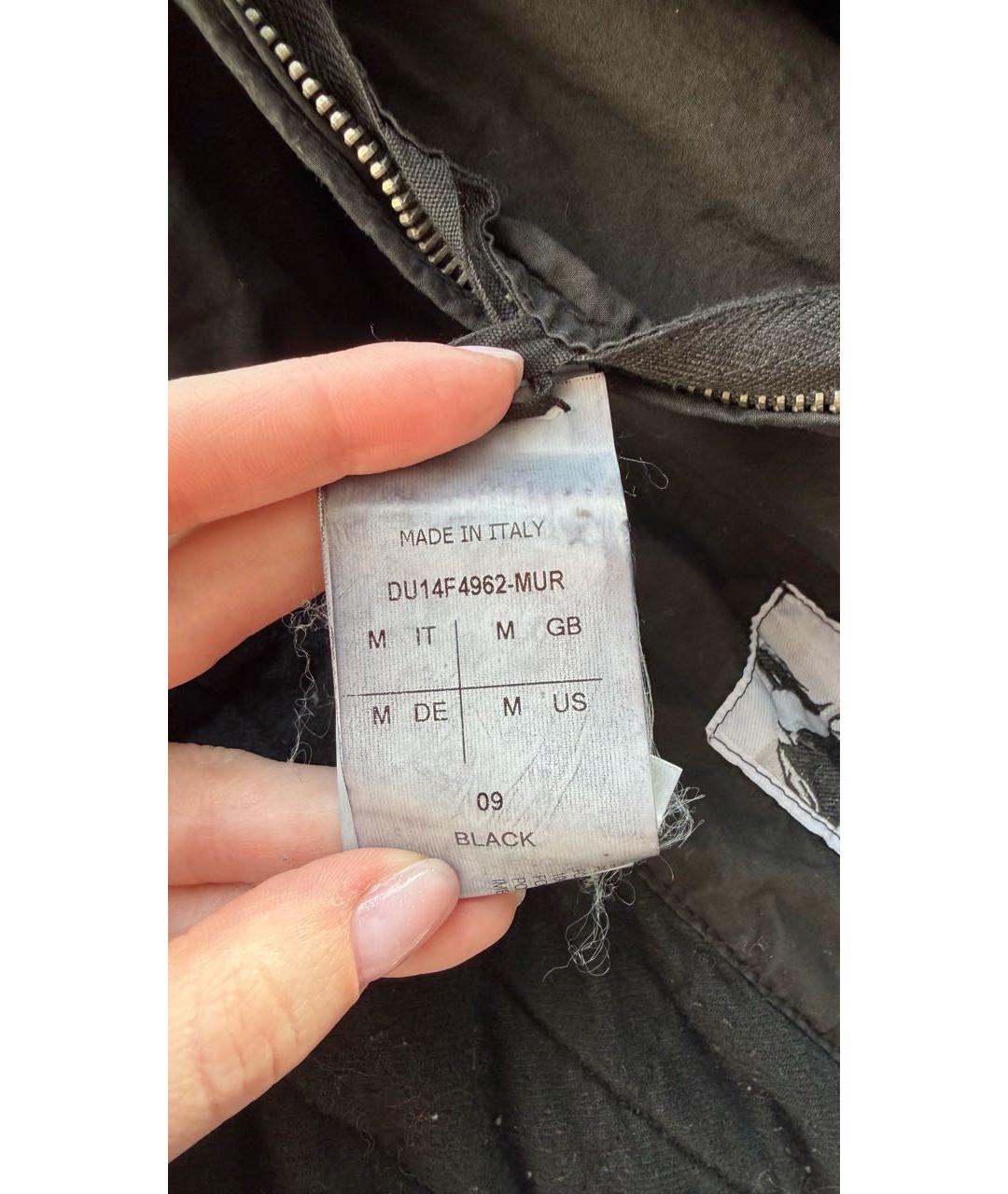 RICK OWENS DRKSHDW Черная хлопковая парка, фото 5