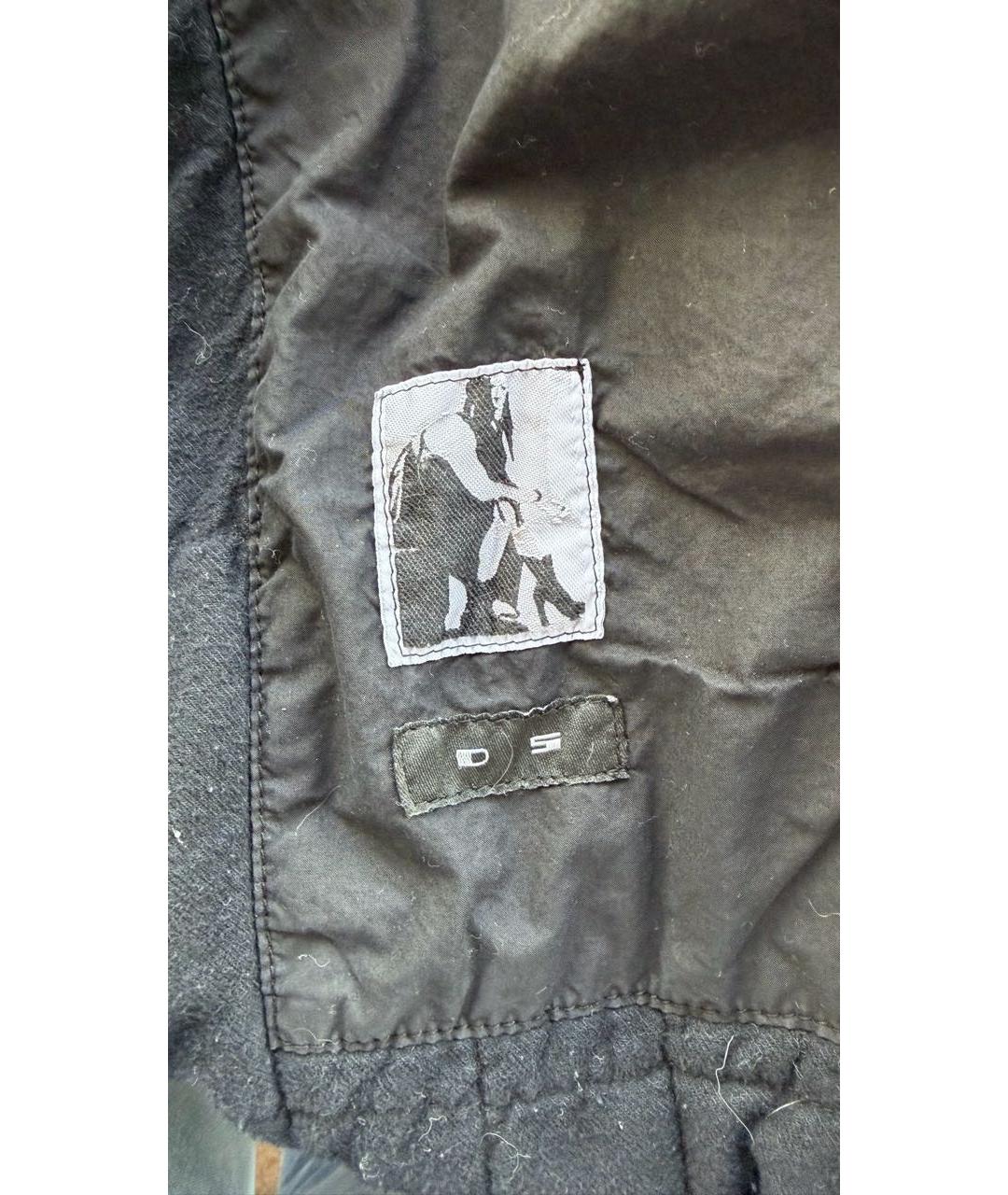 RICK OWENS DRKSHDW Черная хлопковая парка, фото 4