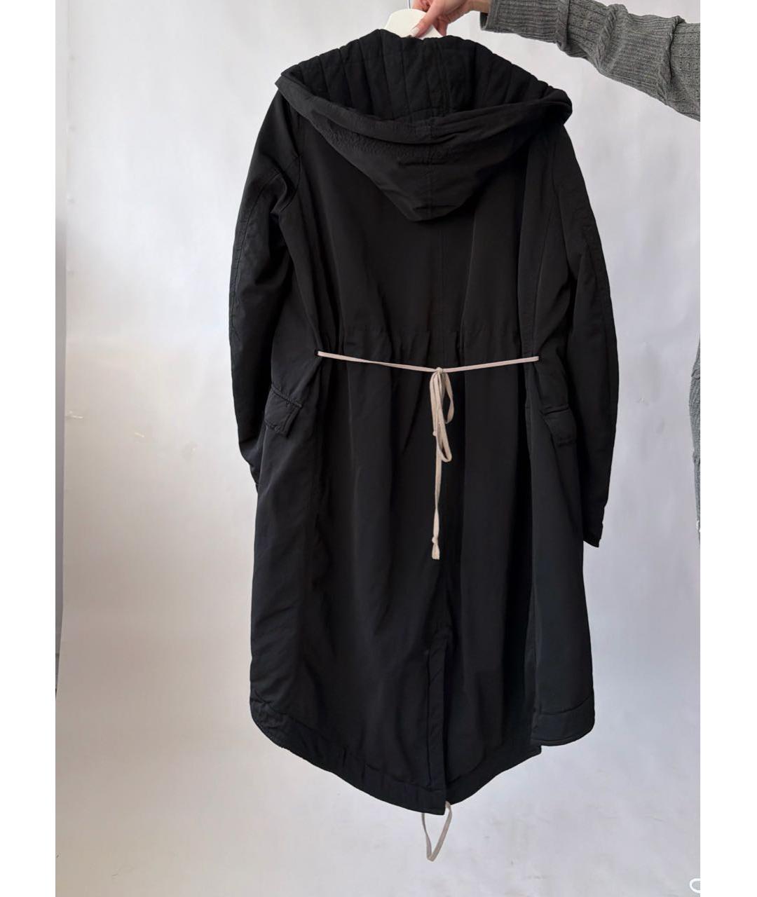 RICK OWENS DRKSHDW Черная хлопковая парка, фото 2