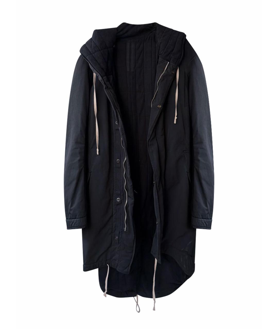 RICK OWENS DRKSHDW Черная хлопковая парка, фото 1