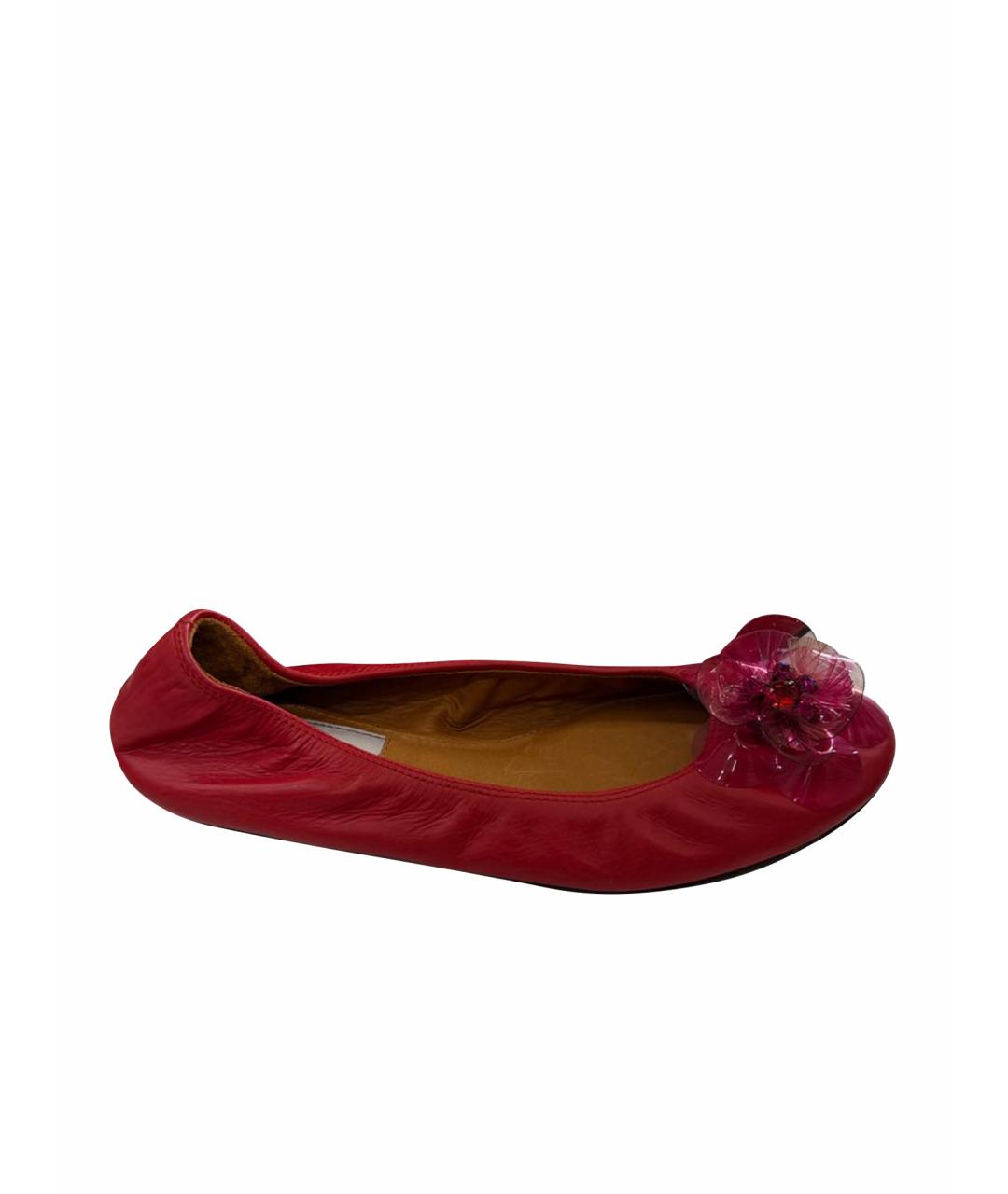 LANVIN Кожаные балетки, фото 1