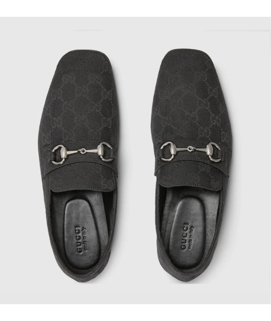 GUCCI Черные мокасины, фото 6