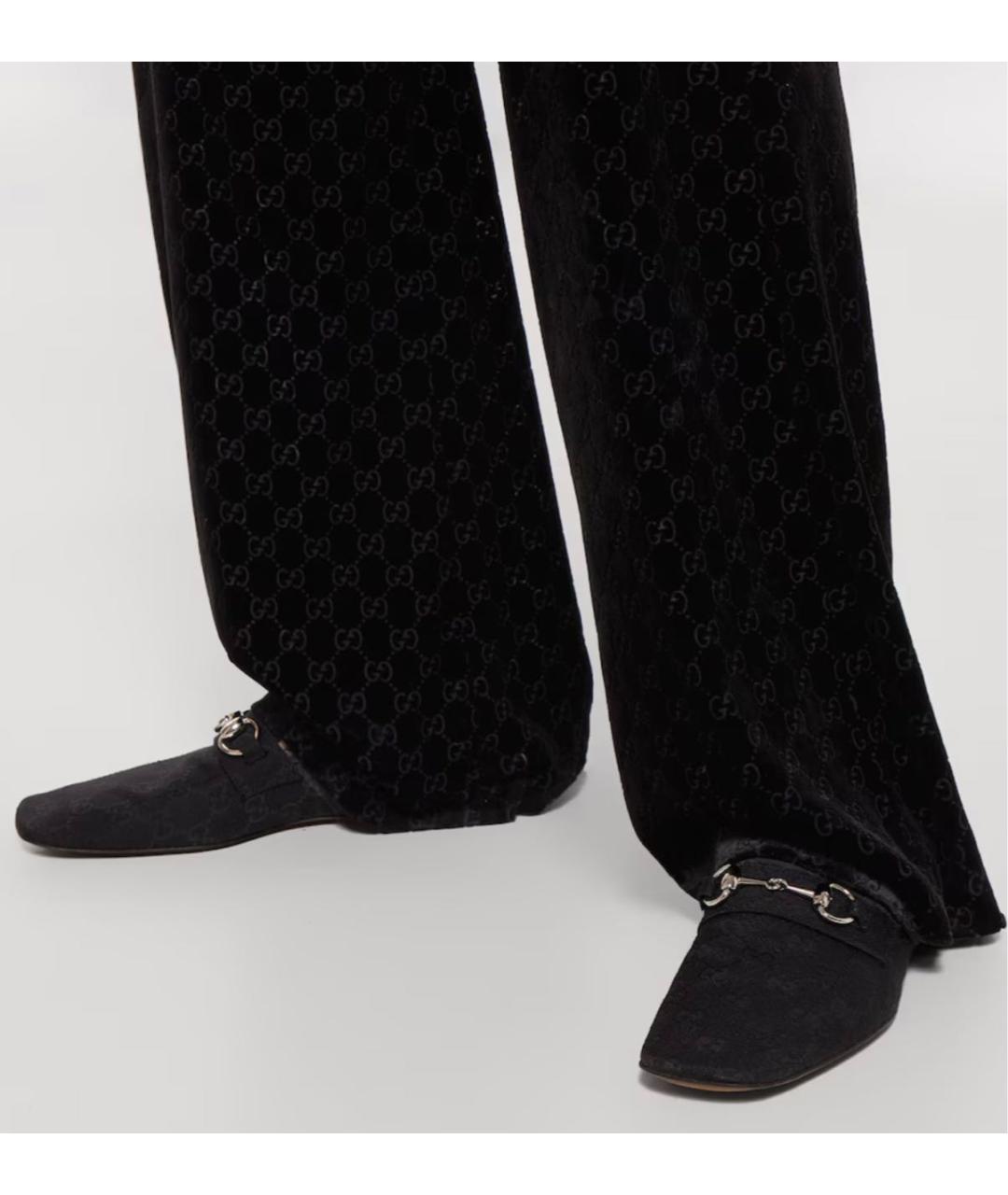 GUCCI Черные мокасины, фото 3