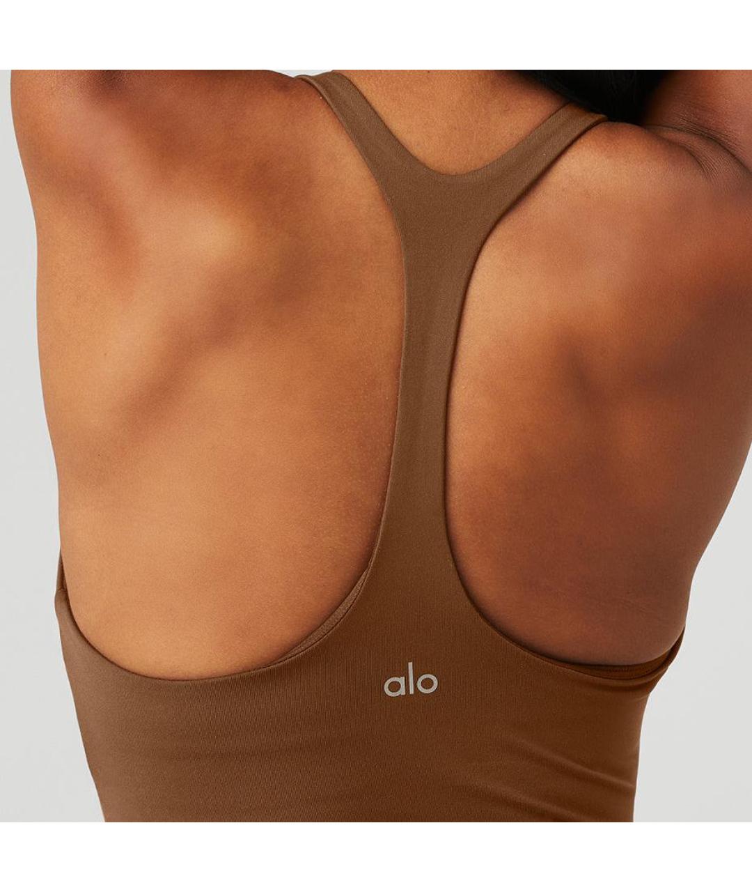 ALO YOGA Коричневое боди, фото 4