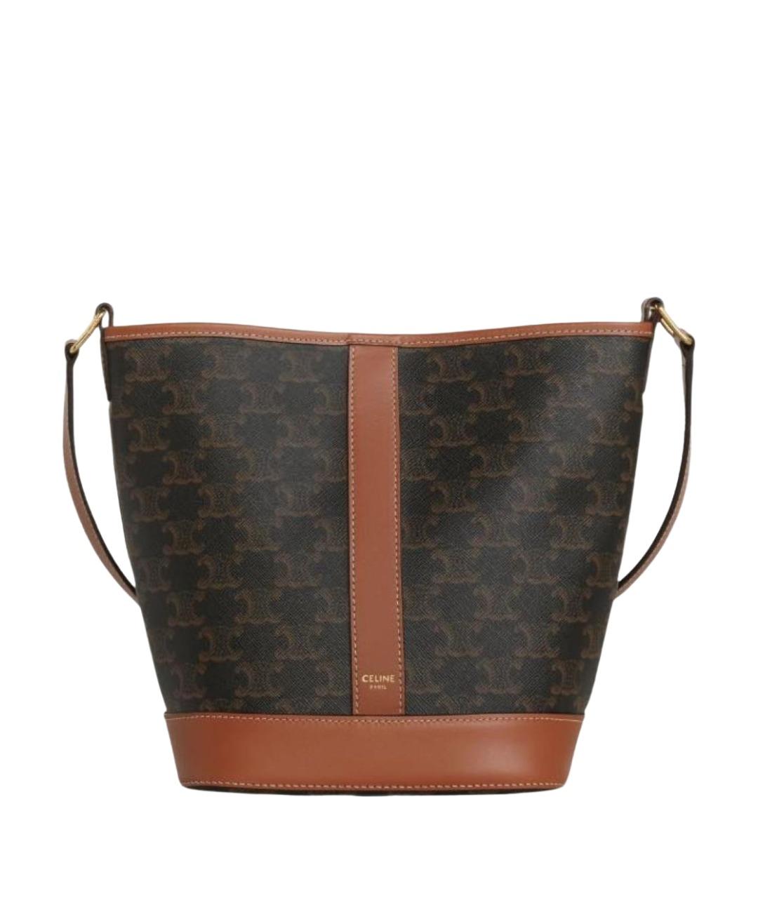 CELINE Коричневая сумка тоут, фото 1