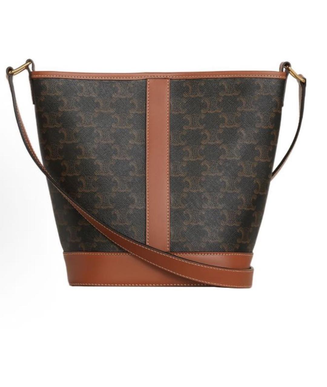 CELINE Коричневая сумка тоут, фото 2