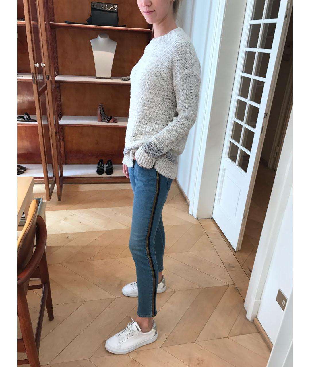 FABIANA FILIPPI Белый хлопковый джемпер / свитер, фото 2