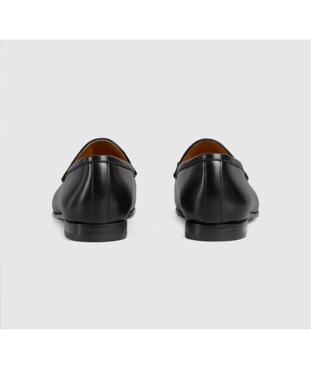 GUCCI Черные кожаные лоферы, фото 4