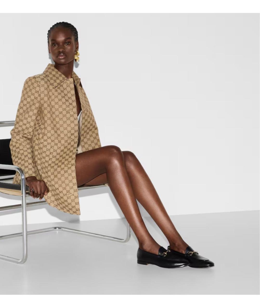 GUCCI Черные кожаные лоферы, фото 3