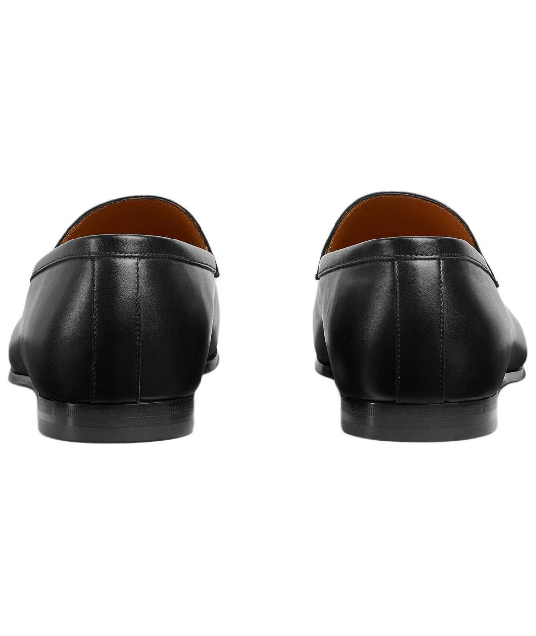 GUCCI Черные кожаные лоферы, фото 4