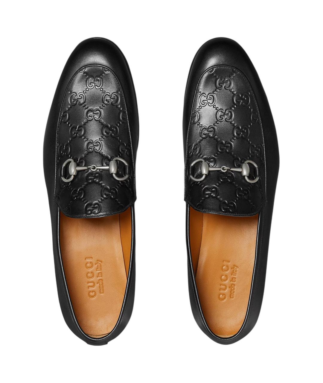 GUCCI Черные кожаные лоферы, фото 5