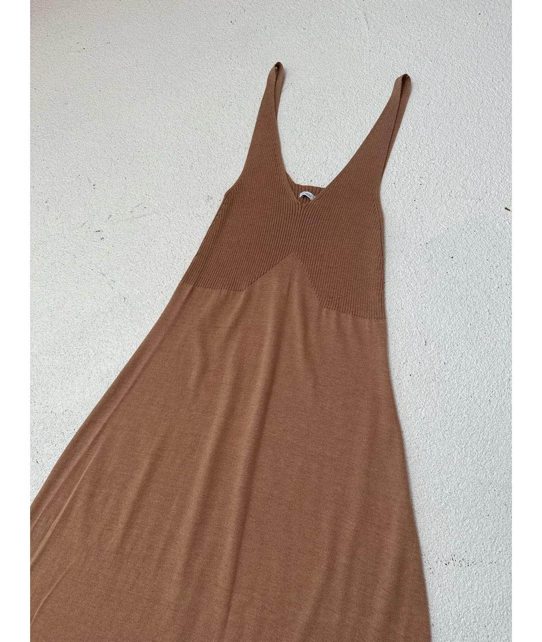 MALO Коричневое повседневное платье, фото 2
