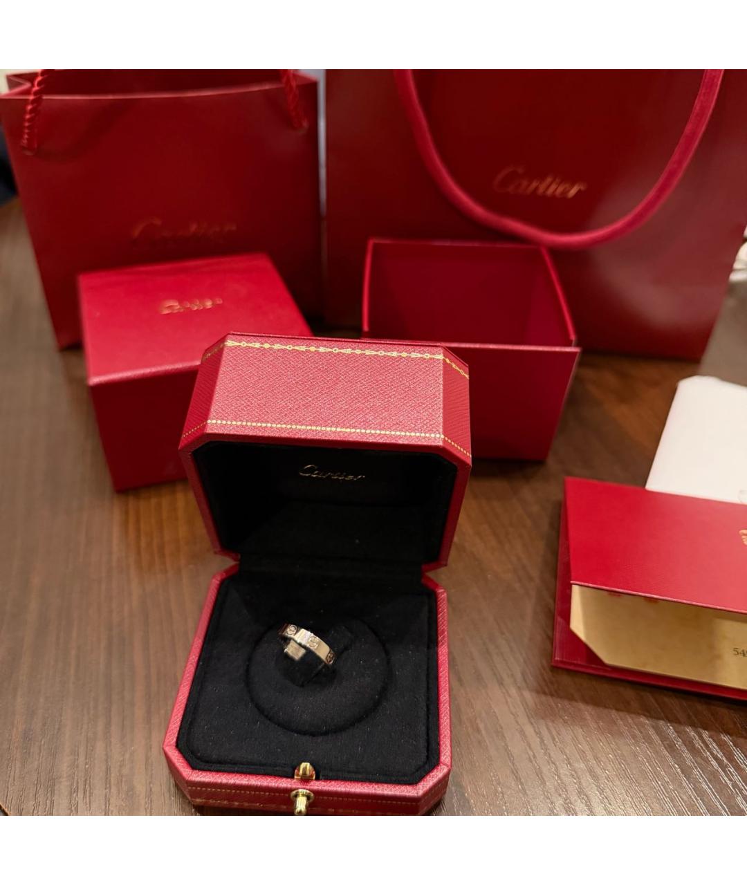 CARTIER Белое кольцо из белого золота, фото 2