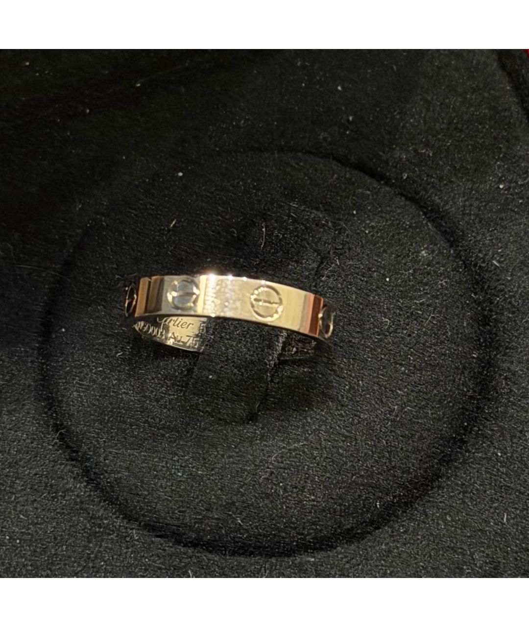 CARTIER Белое кольцо из белого золота, фото 4