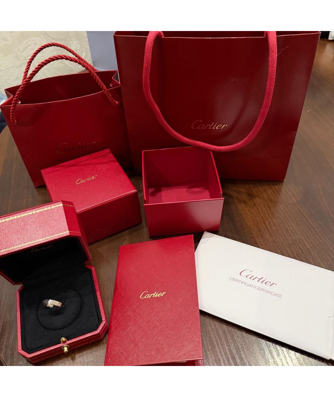 CARTIER Белое кольцо из белого золота, фото 3