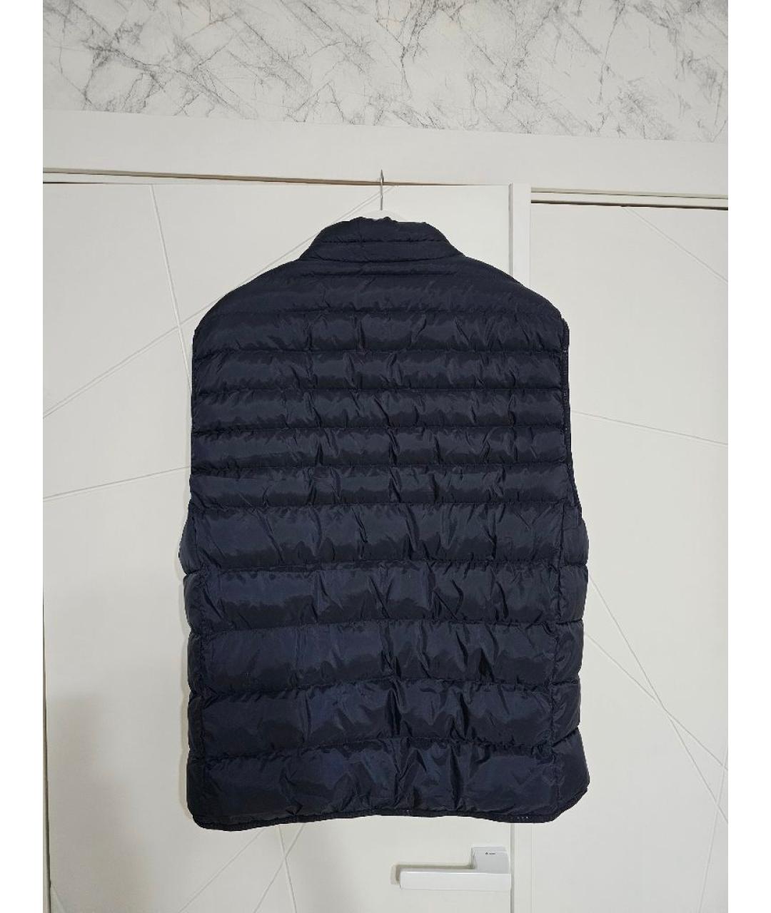 TOMMY HILFIGER Темно-синий полиэстеровый жилет, фото 2