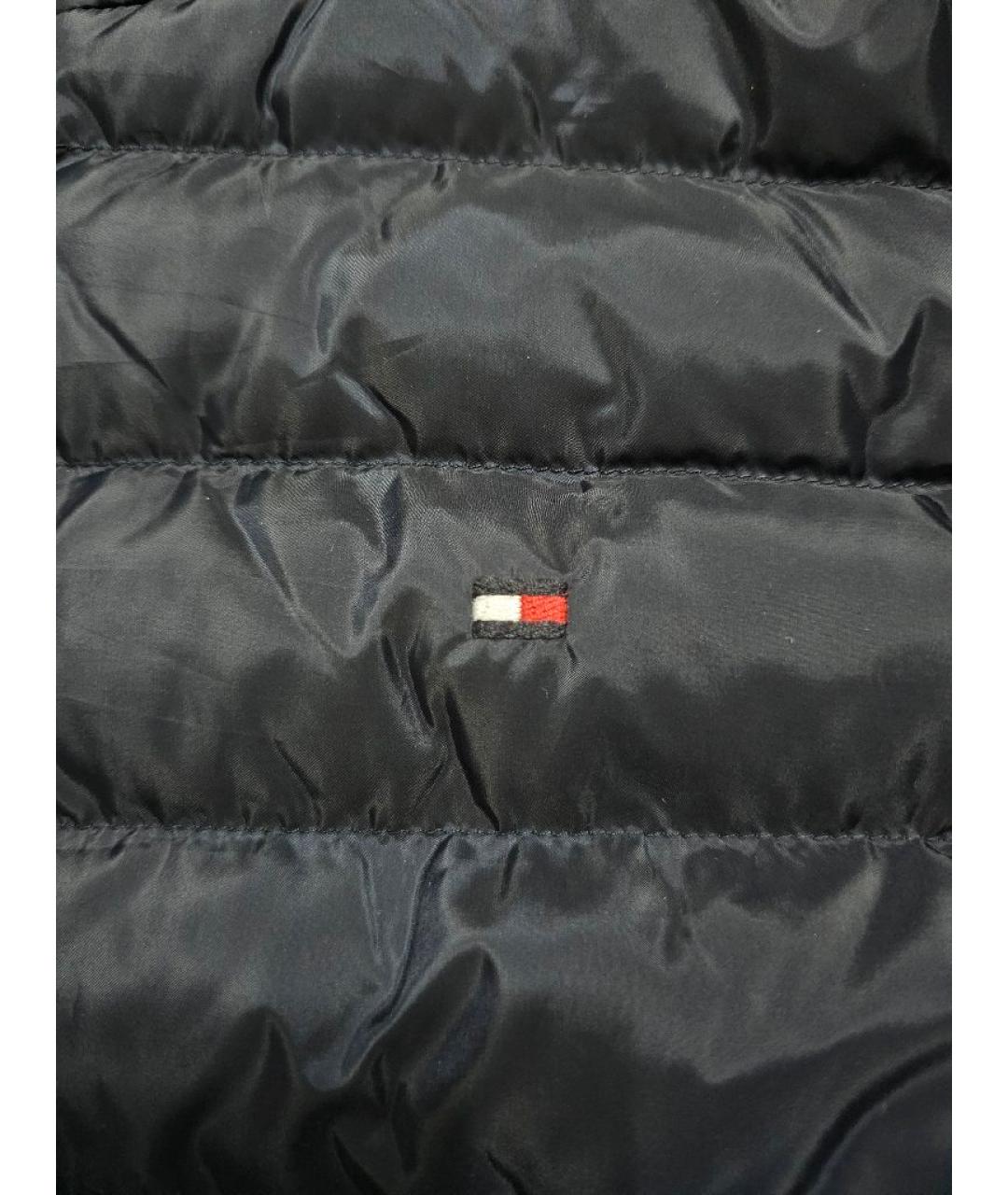 TOMMY HILFIGER Темно-синий полиэстеровый жилет, фото 4