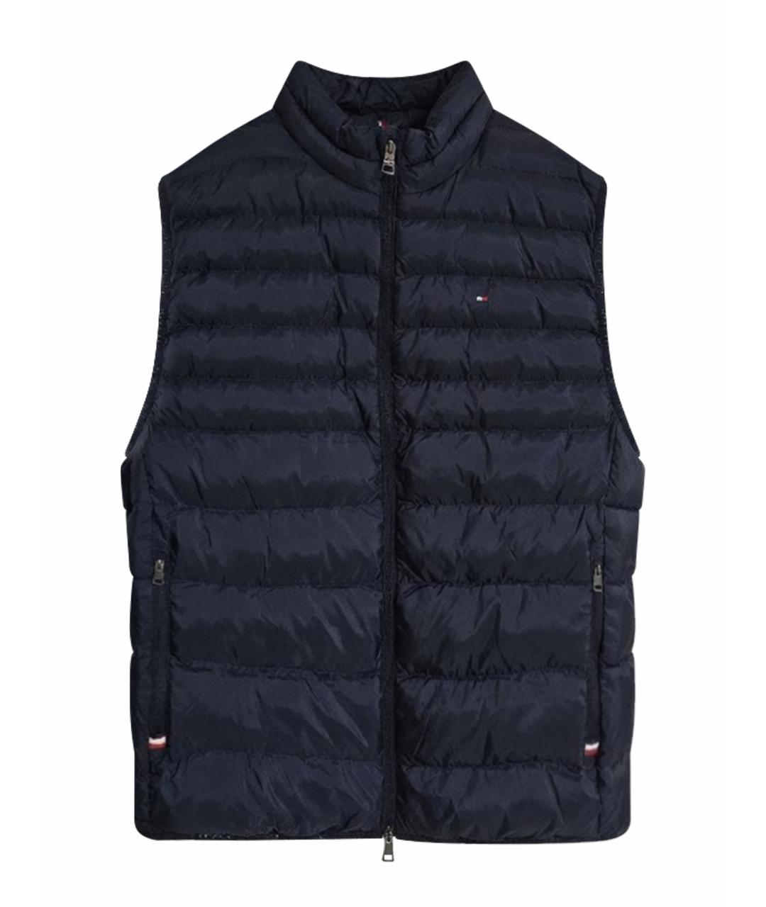 TOMMY HILFIGER Темно-синий полиэстеровый жилет, фото 1