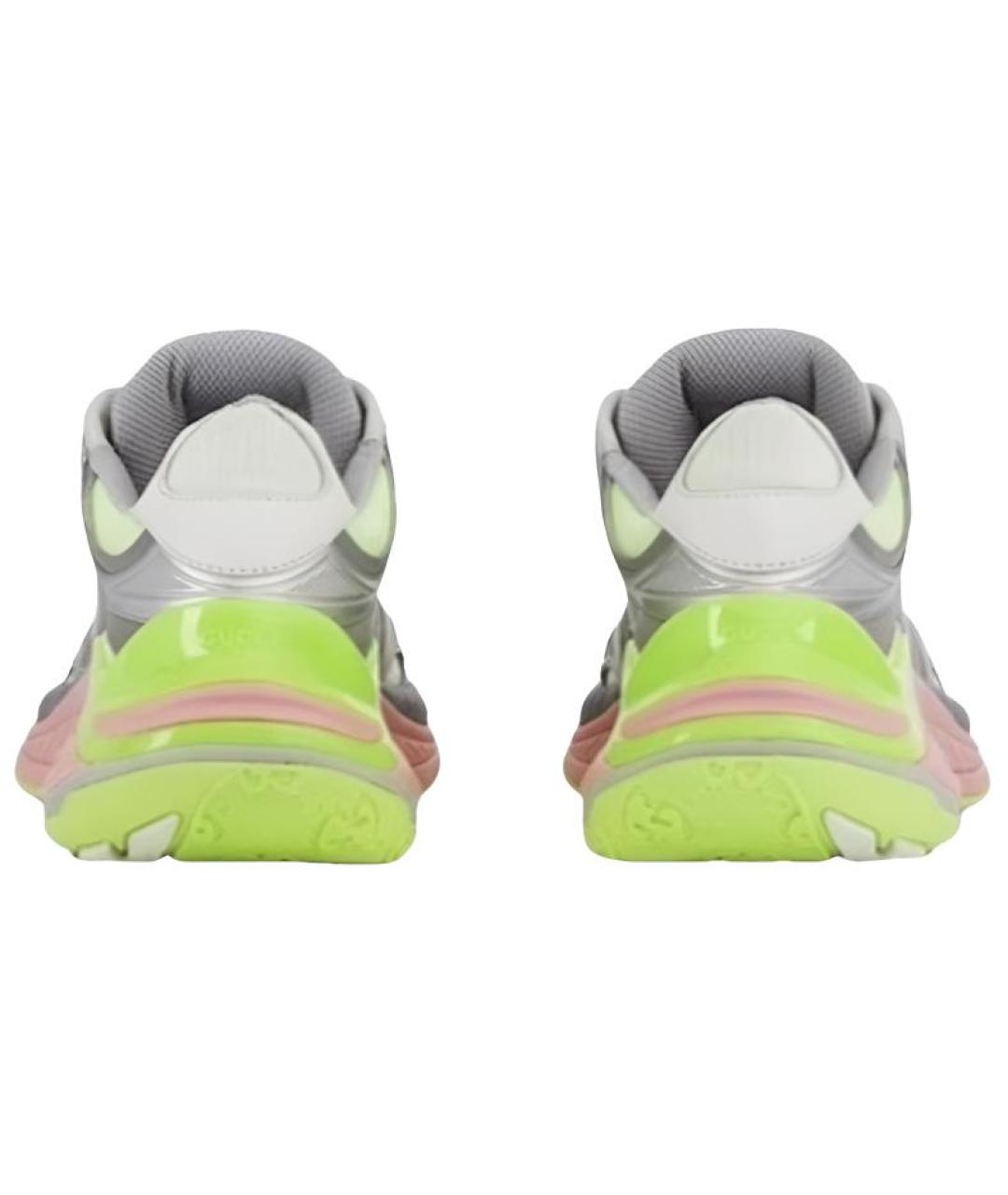 GUCCI Мульти кожаные кроссовки, фото 5