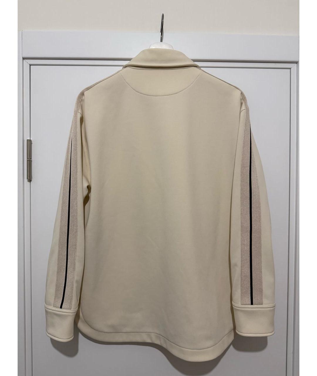 PALM ANGELS Бежевая полиэстеровая спортивная куртка, фото 2