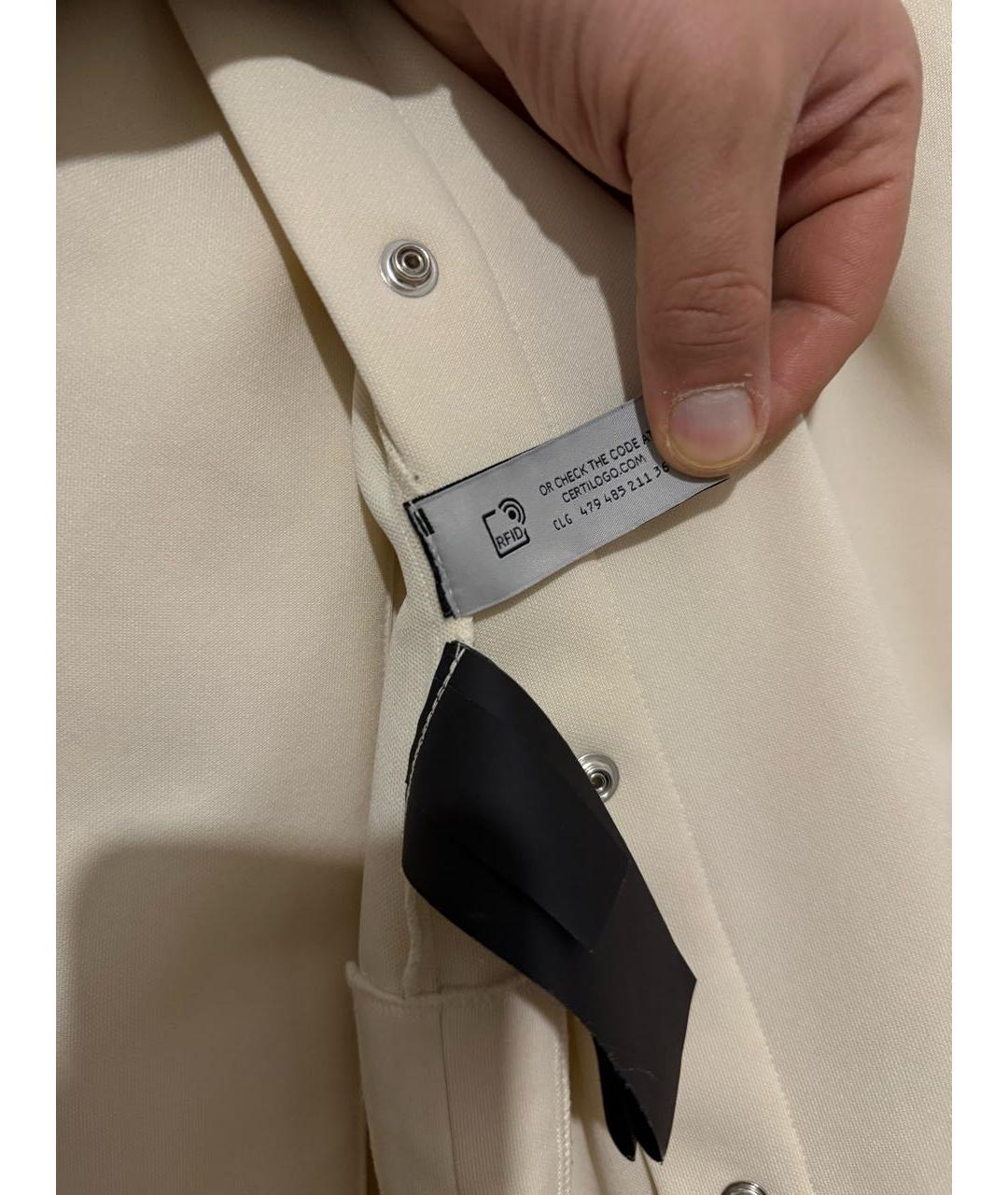 PALM ANGELS Бежевая полиэстеровая спортивная куртка, фото 6