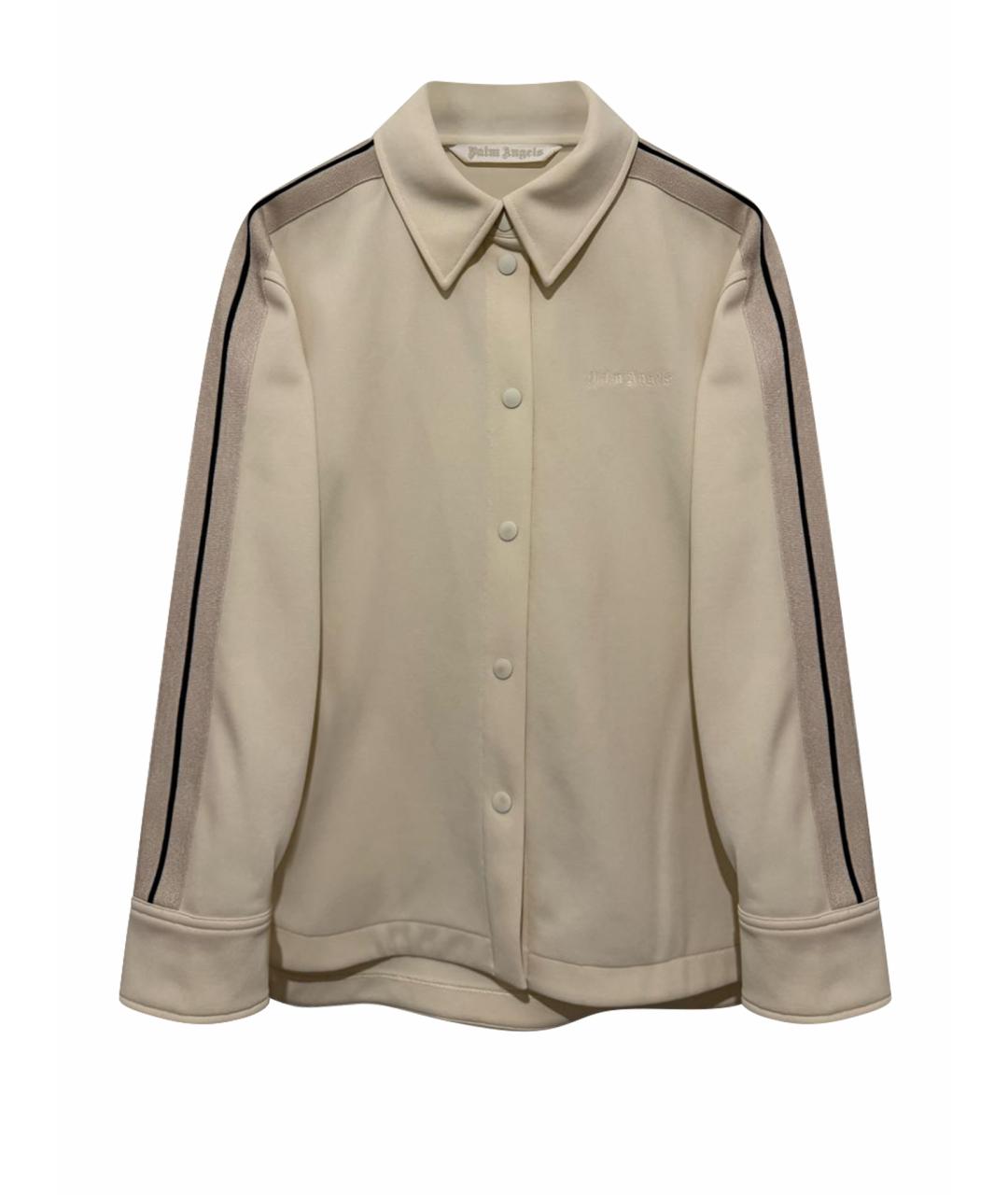 PALM ANGELS Бежевая полиэстеровая спортивная куртка, фото 1
