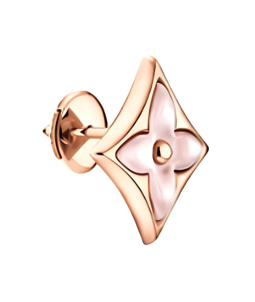 LOUIS VUITTON Золотые серьги из розового золота, фото 2