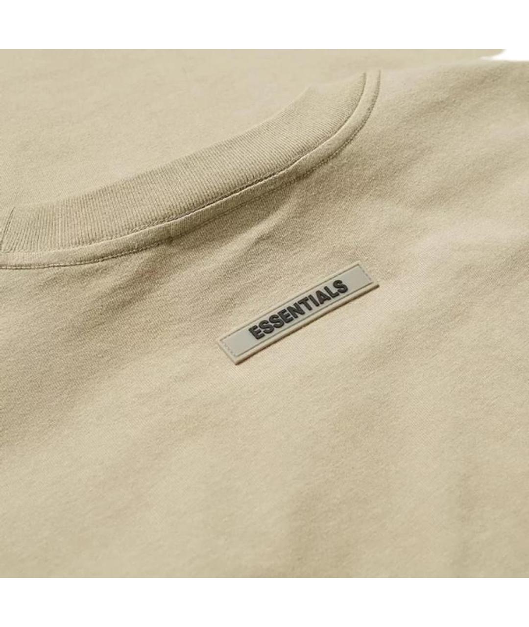 FEAR OF GOD ESSENTIALS Хаки футболка, фото 2