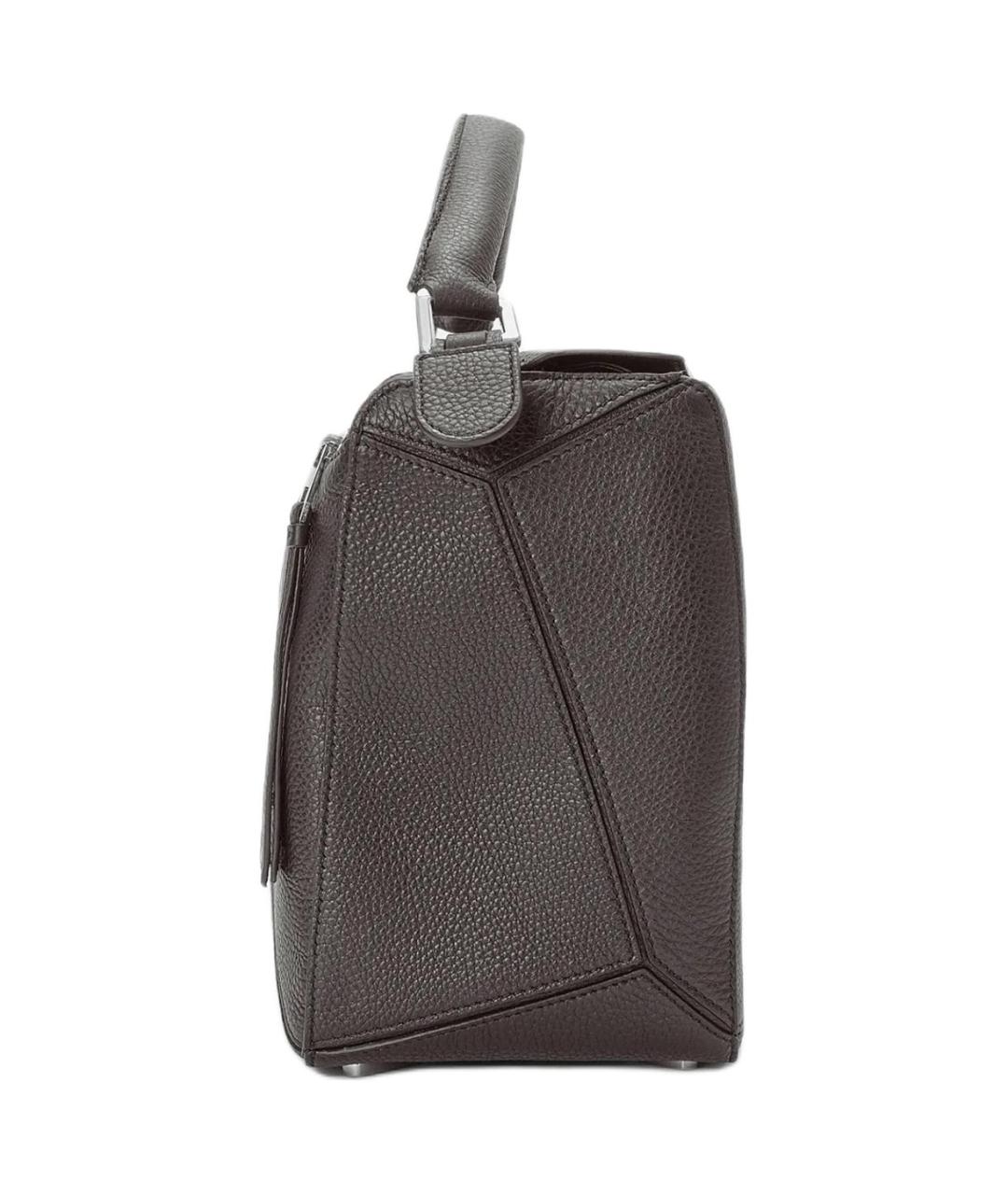 LOEWE Серая кожаная сумка через плечо, фото 4