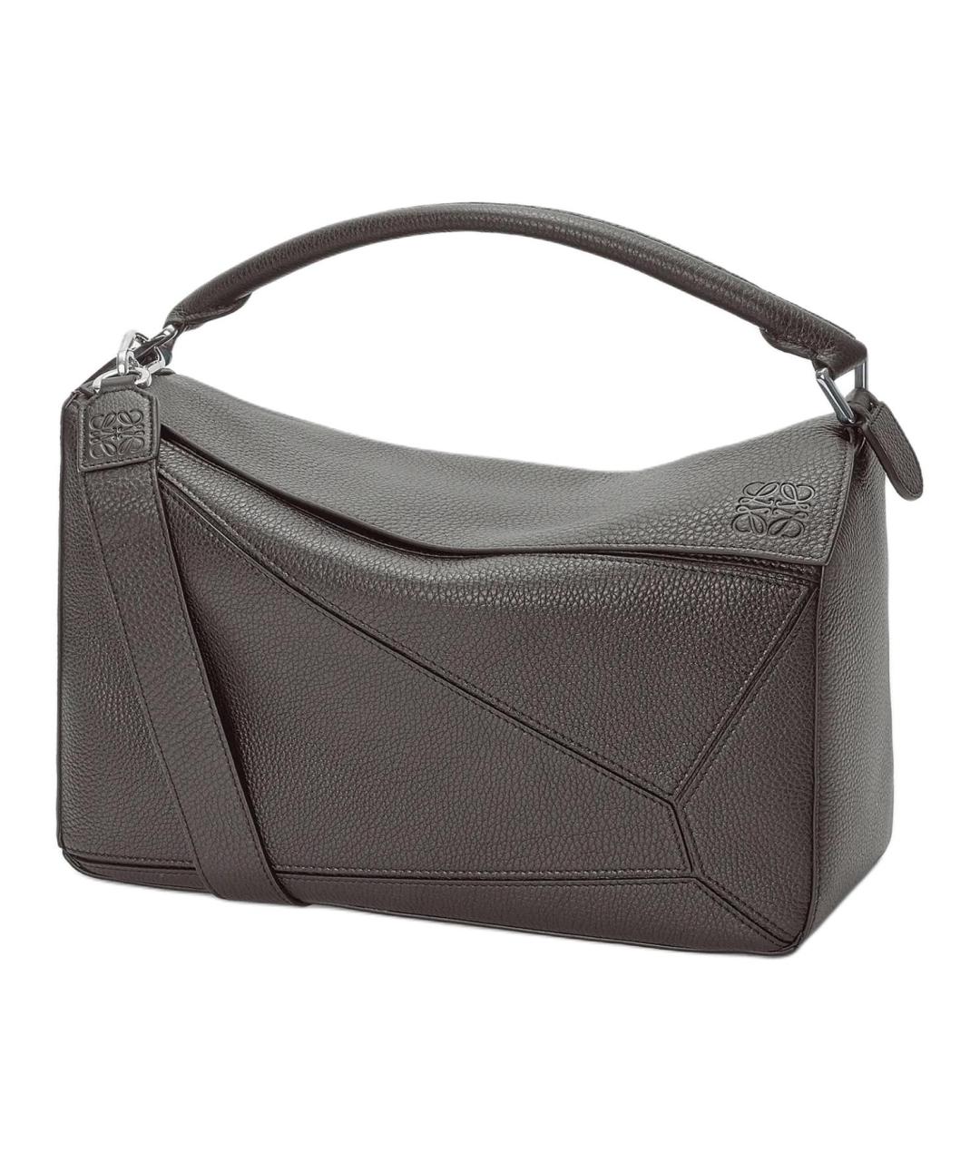 LOEWE Серая кожаная сумка через плечо, фото 1