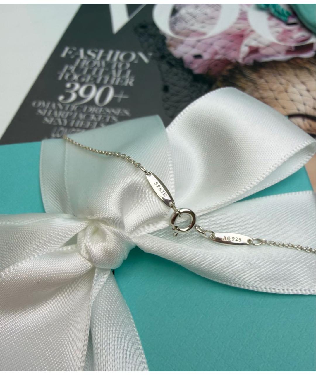 TIFFANY&CO Белое серебряное колье, фото 6