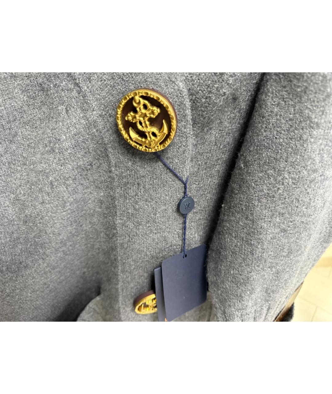 LOUIS VUITTON Антрацитовый кардиган, фото 4