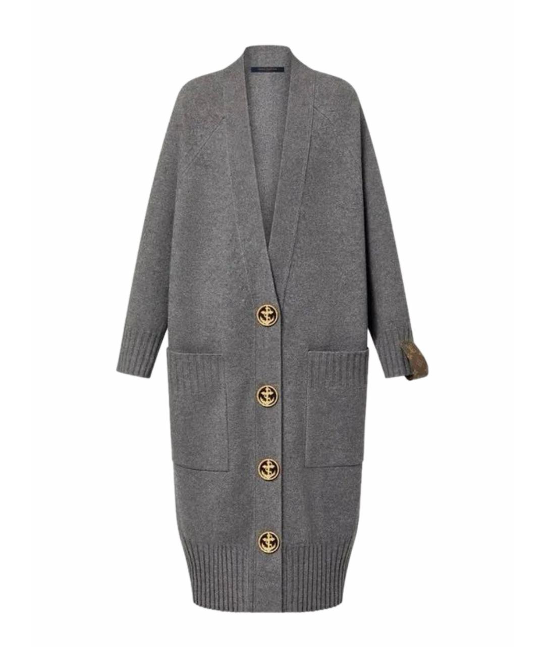 LOUIS VUITTON Антрацитовый кардиган, фото 1