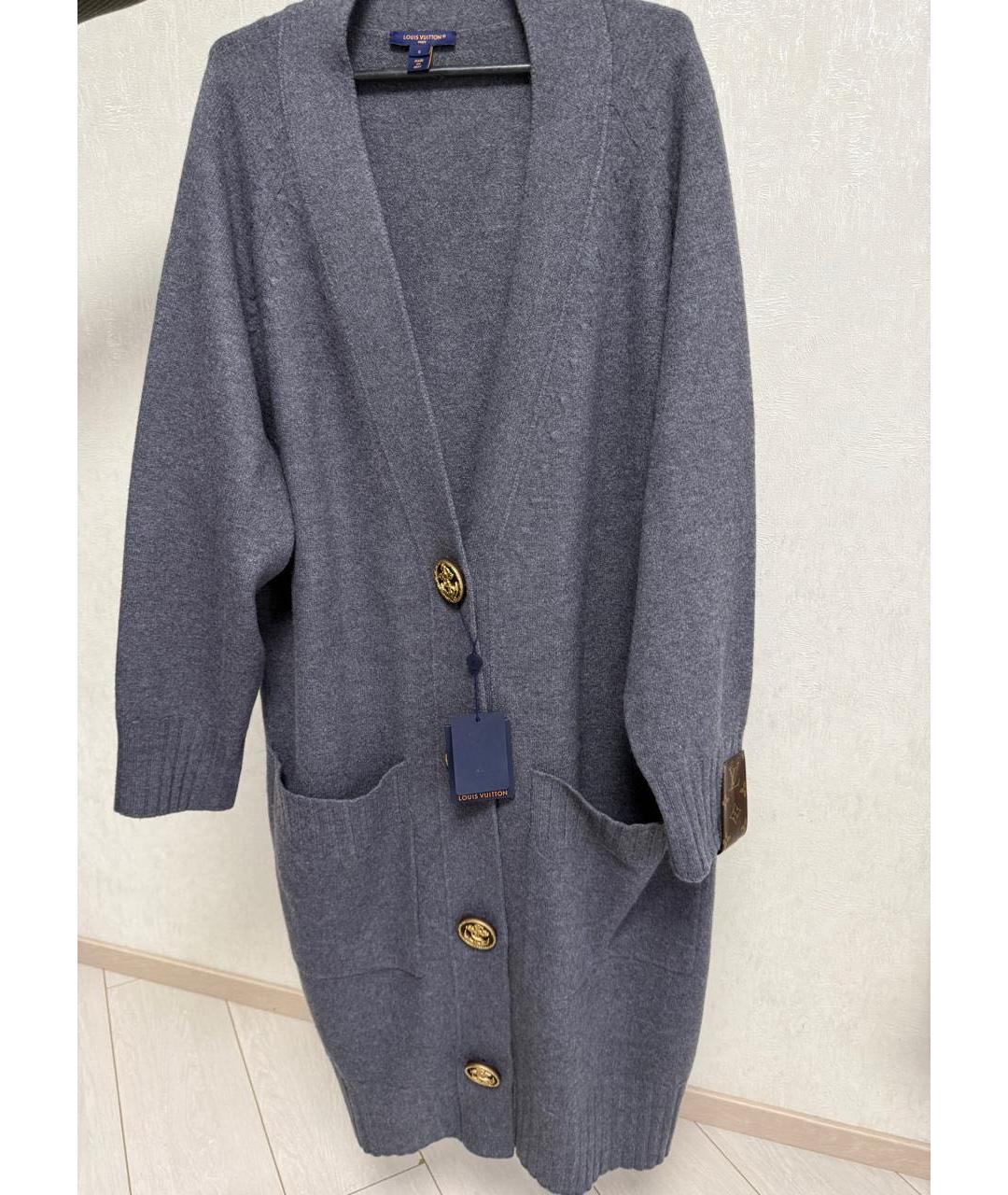 LOUIS VUITTON Антрацитовый кардиган, фото 2
