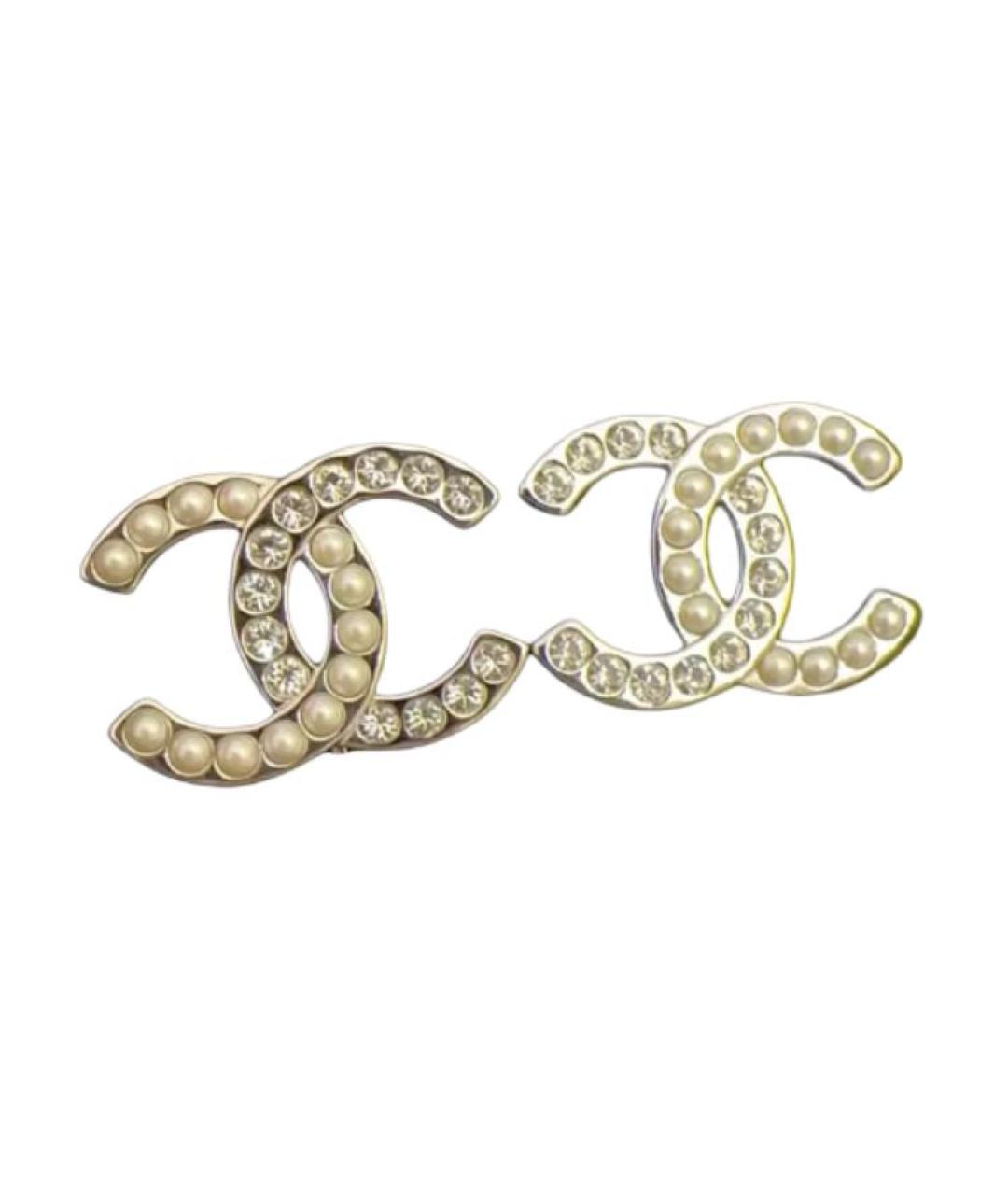 CHANEL Золотые серьги, фото 1