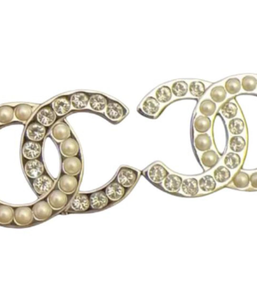 CHANEL Золотые серьги, фото 2