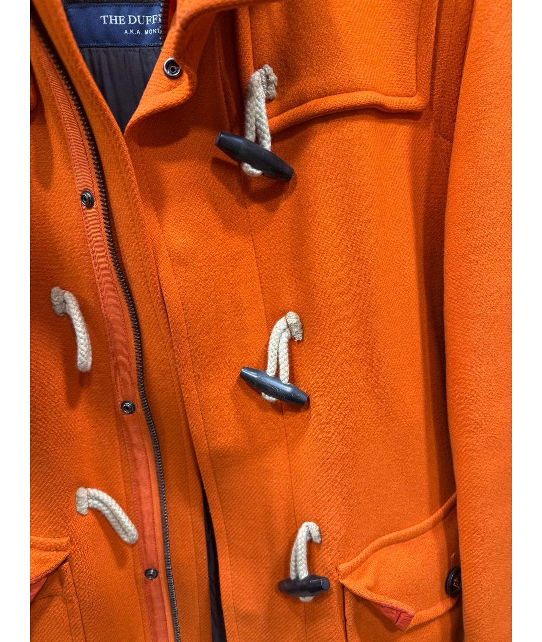 PAUL & SHARK Оранжевое шерстяное пальто, фото 4