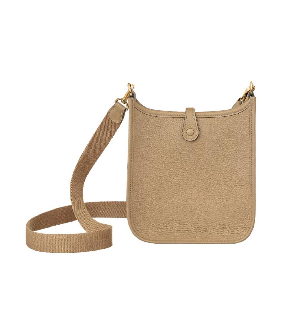 HERMES Коричневая кожаная сумка через плечо, фото 2