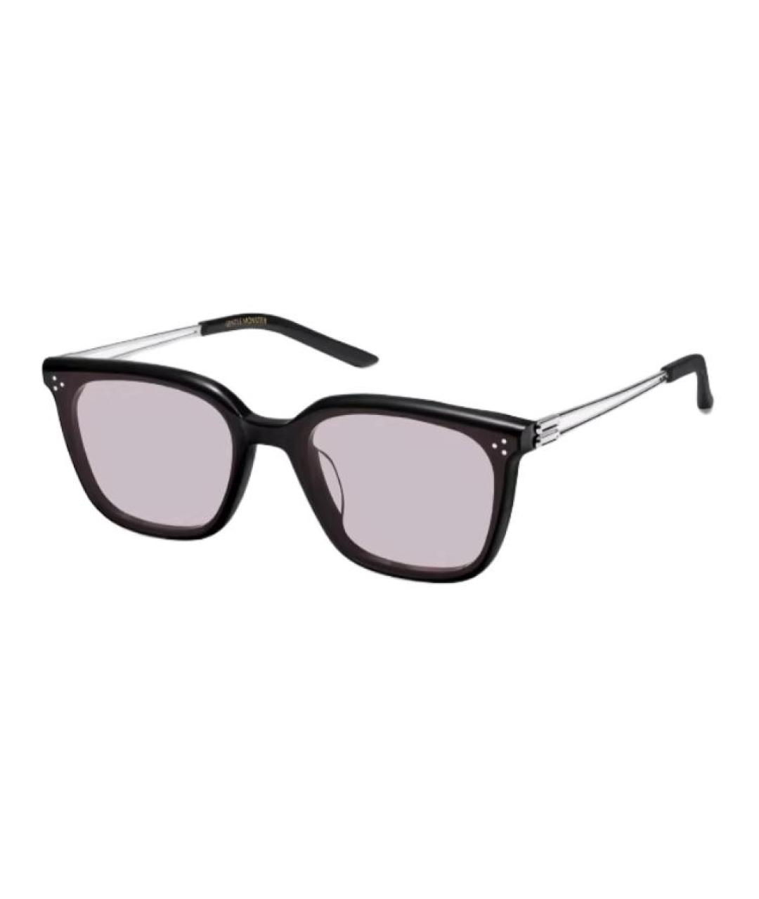 GENTLE MONSTER Черные металлические солнцезащитные очки, фото 1