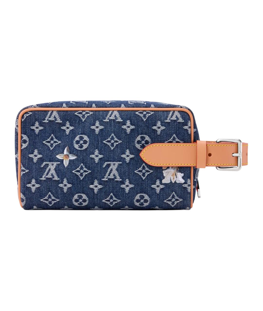 LOUIS VUITTON Синяя барсетка, фото 3